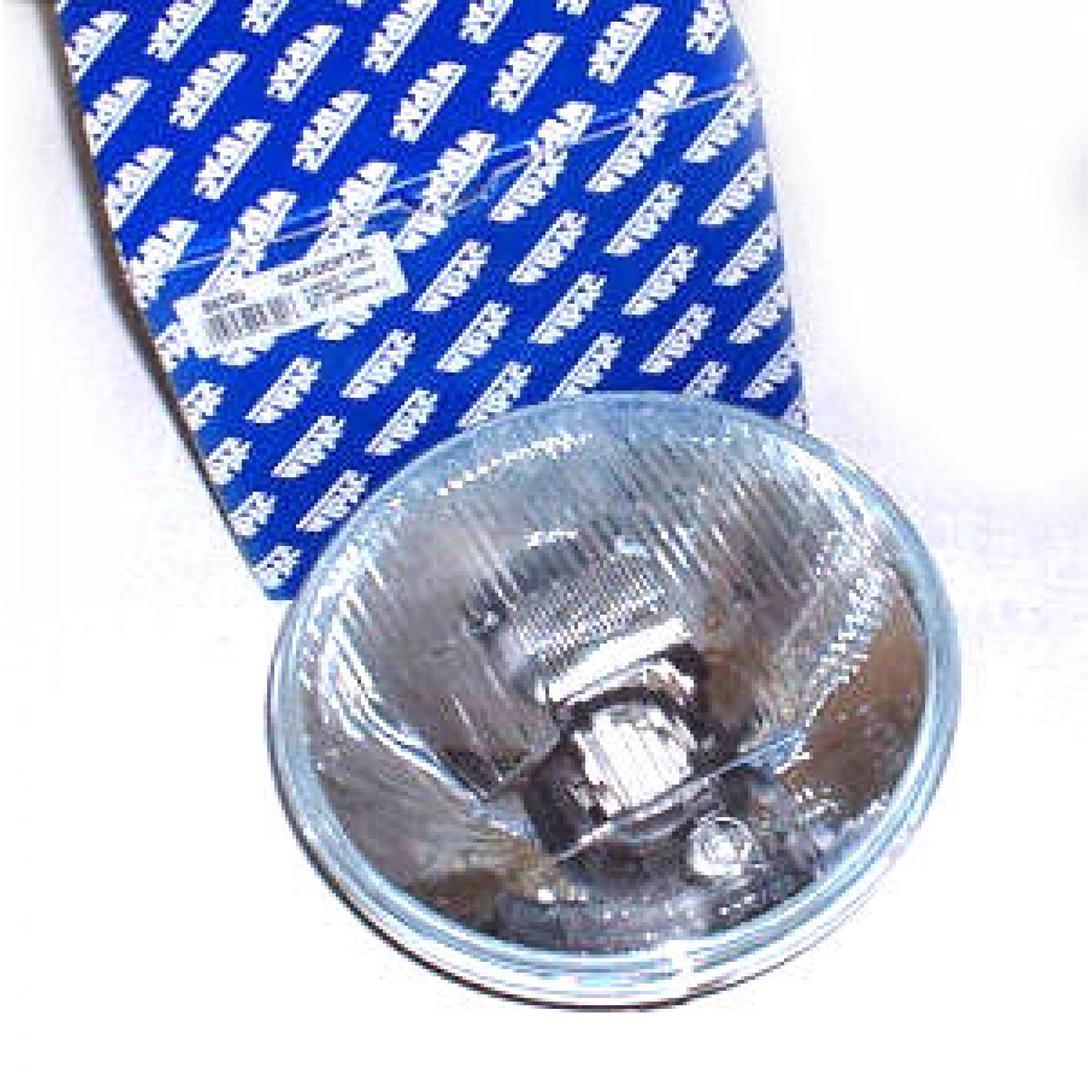 HH-032 - LED Halo Light - Clear - 7 Headlamp w/ H4 Lamps - Pair