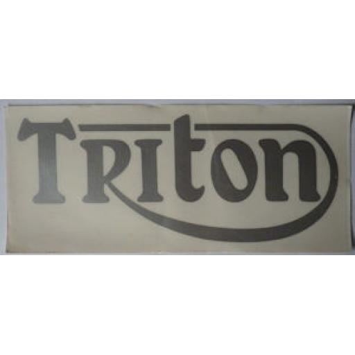 Triton Badge/Sticker in Silver