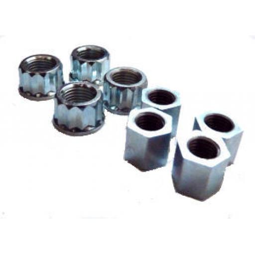 Cylinder Barrel Base Nuts - Triumph T140 - 21-2177 and 21-0692