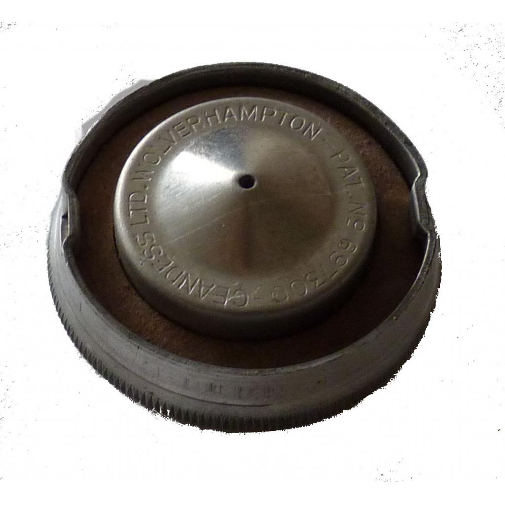 Chromed Petrol Cap 2 1/2 inch OE Part No 833875
