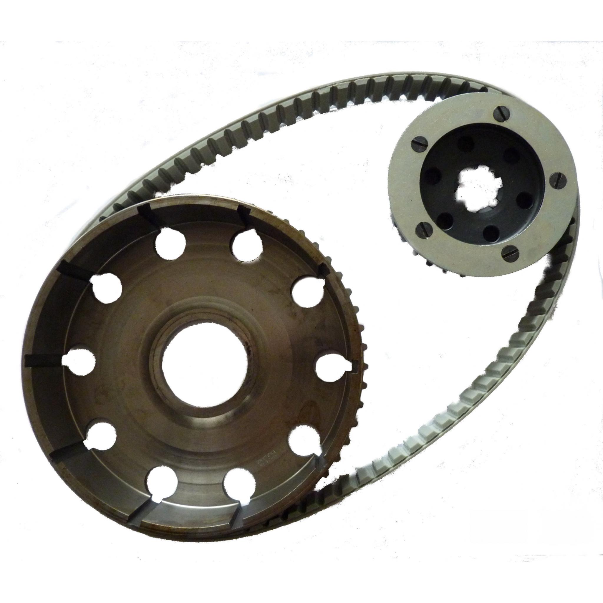 Belt Drive Conversion Triumph T140 and TR7 Steel Basket and Sprocket