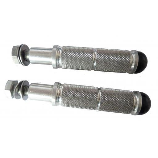 Knurled Alloy Footrests