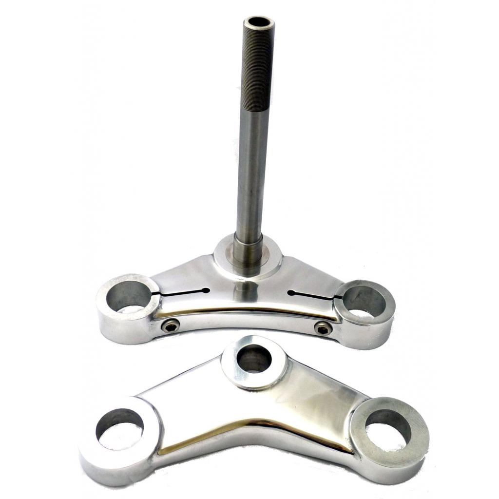 Norton Triton Alloy Yokes 7 inch centres John Tickle type top yoke