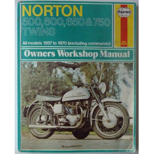 Norton 500 600 650 & 750 twins 1957-1970 Haynes Owners Workshop Manual
