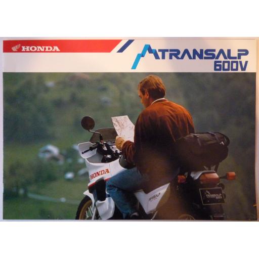 Honda Transalp 600V Sales Brochure - 1983