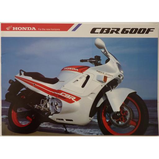 Honda CBR600F Super Sport Sales Brochure - 1987