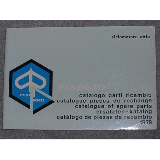 Spare parts Catalogue - Piaggio Ciclomotore SI 1979