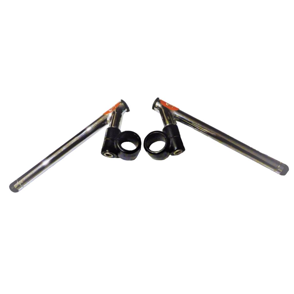 Tommaselli Chromed Clip on Handlebars 34mm Chris Knight Motorcycles