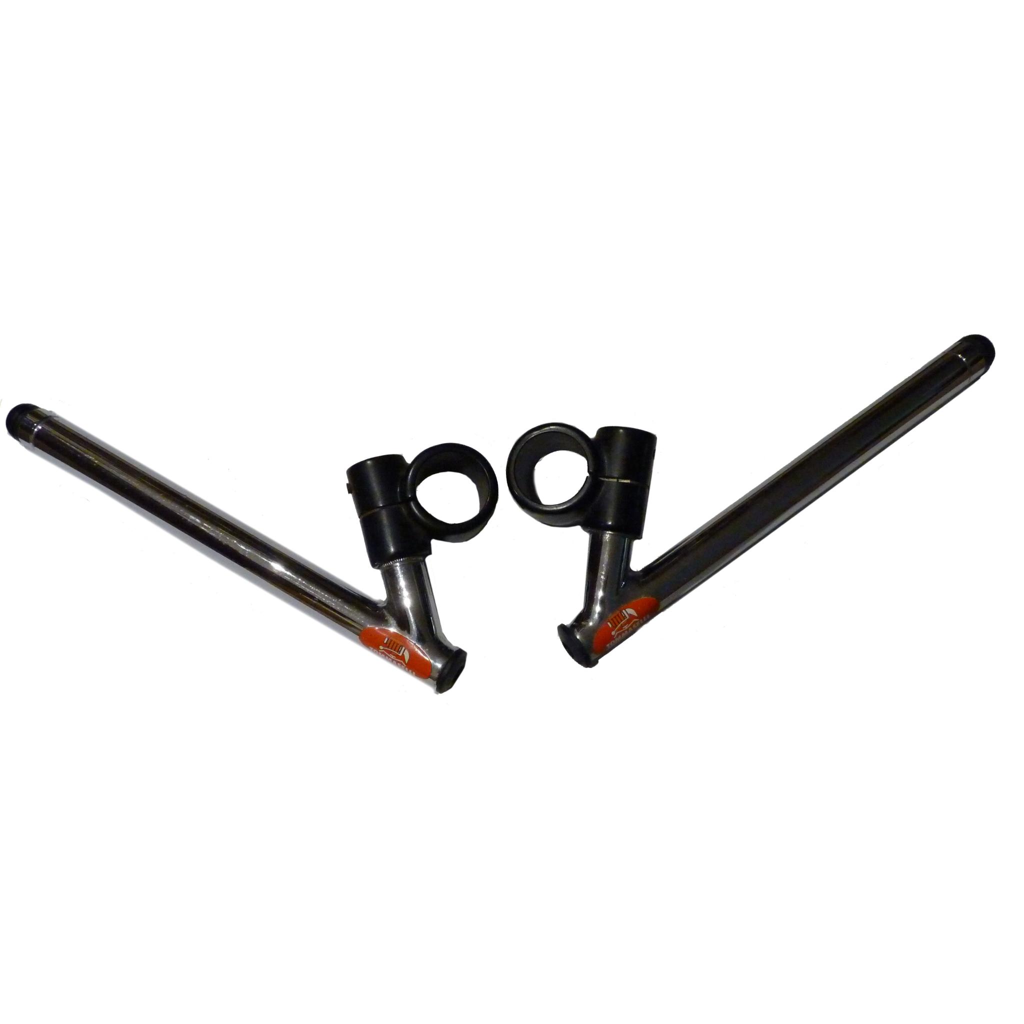 Tommaselli Chromed Clip on Handlebars 34mm Chris Knight Motorcycles