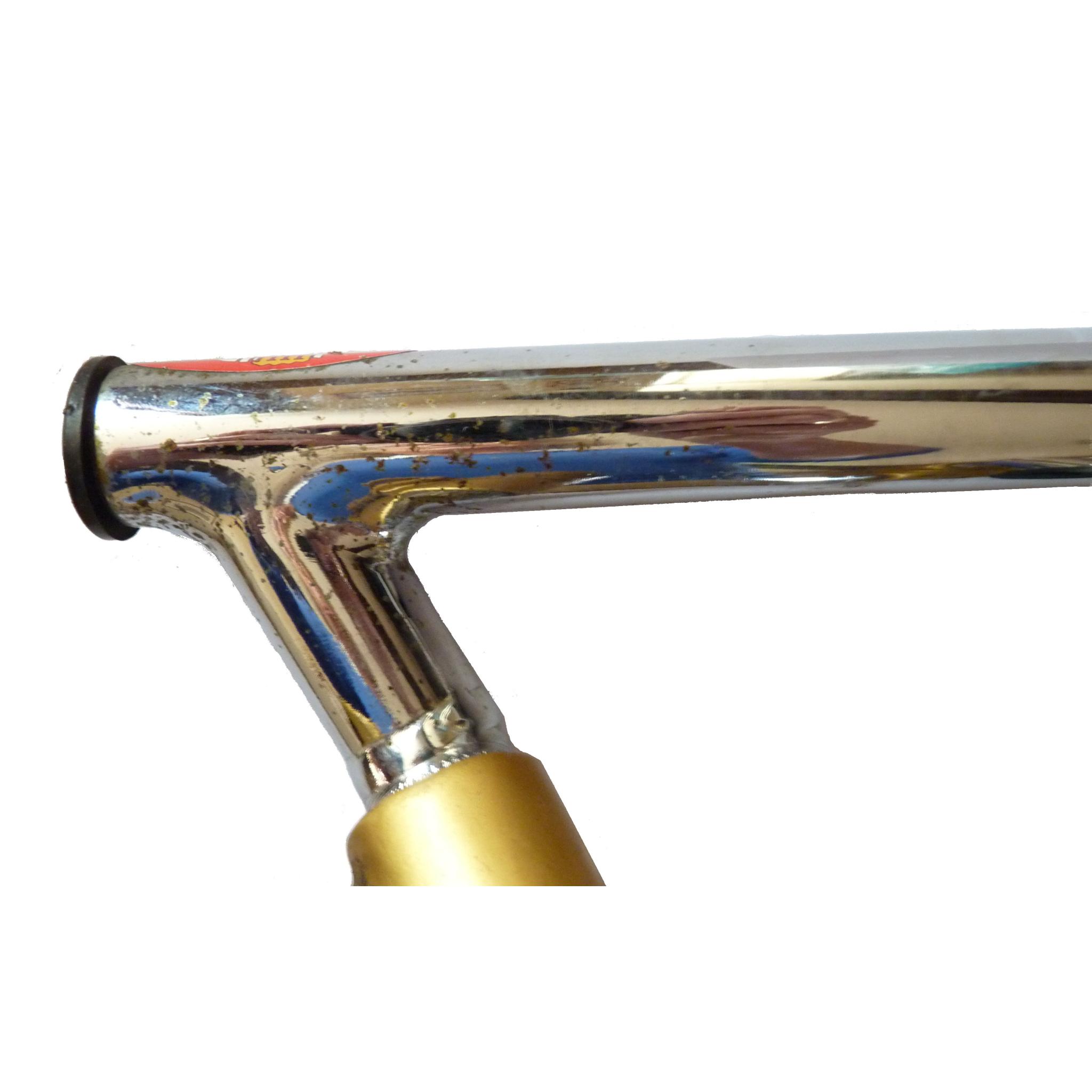 Tommaselli Adjustable Clip on Handlebars Black Bars with Silver Alloy Clamp 39 mm